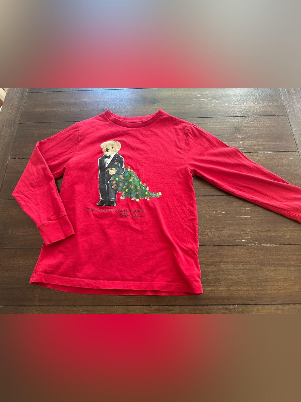 Polo Ralph Lauren kids long sleeve T shirt